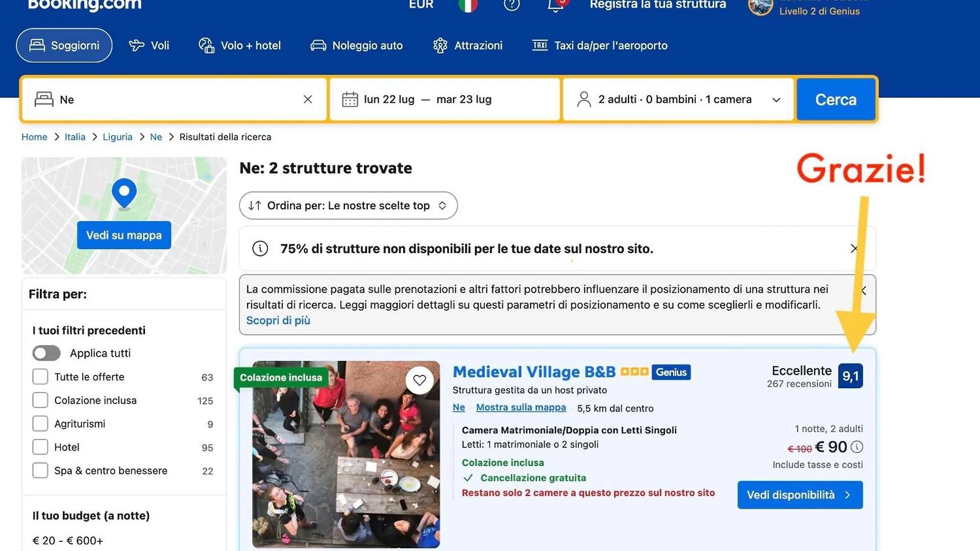 Medieval Village B&B Ne Italien